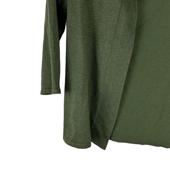 Cyrus Women's Long Sleeved Cardigan Sweater Size XL Green - Picture 2 of 8